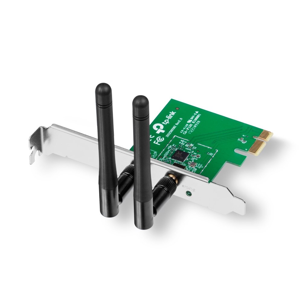 1 TP-Link 300 Mbps Wireless PCIe Network Interface Card for Desktop