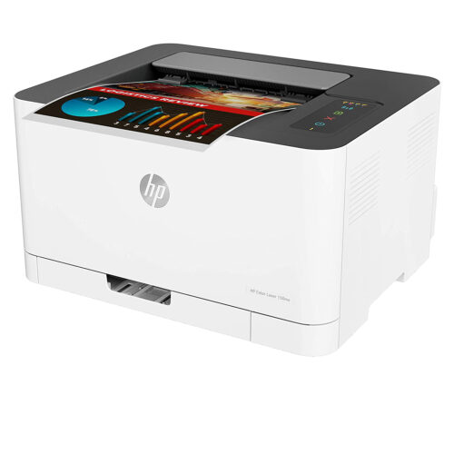 HP Colour Laser 150nw  Wireless Color Laser Printer with Built-in Ethernet and WiFi-Direct, Smallest Color Laser in its Class